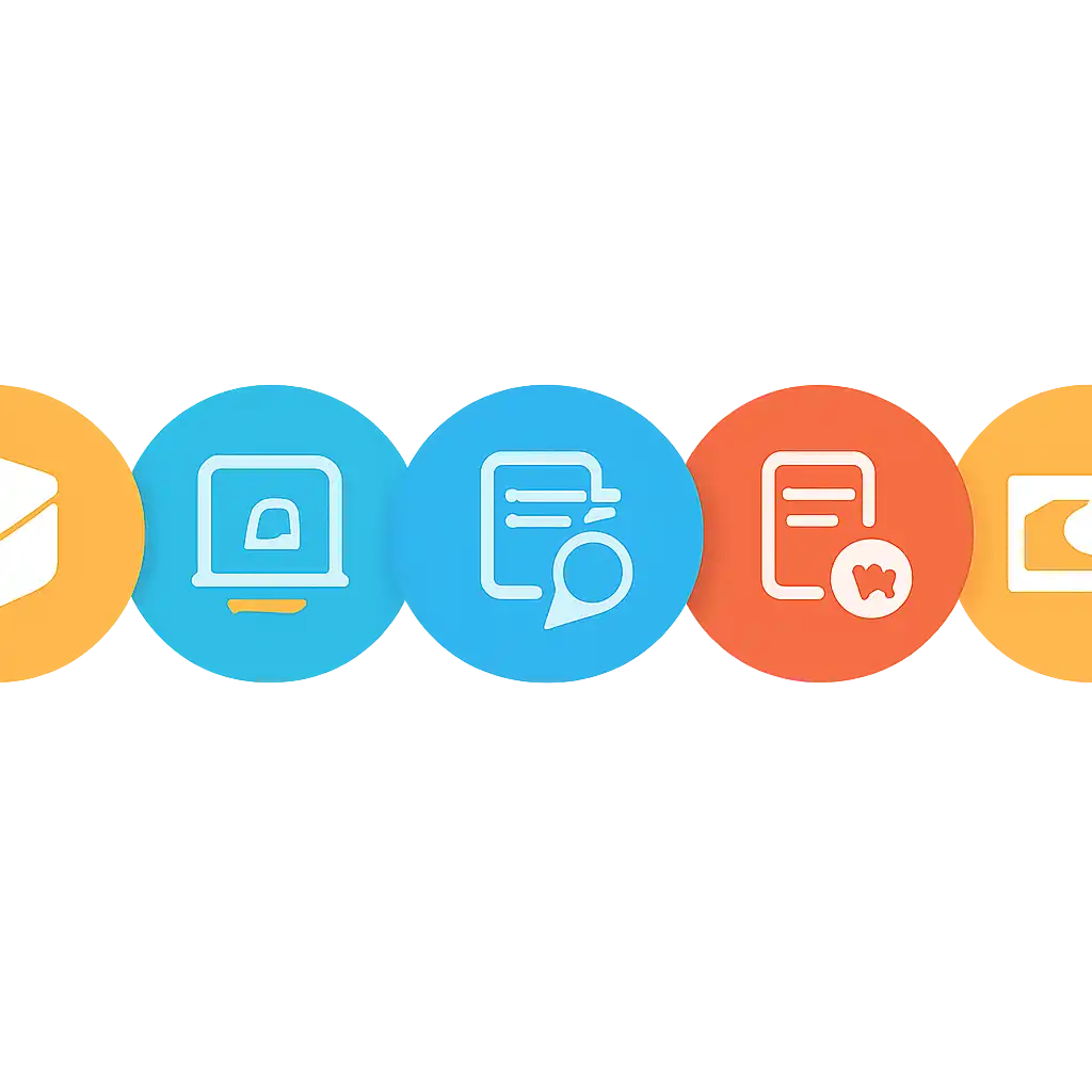 Five numbered circular icons connected by arrows in a horizontal flow, Is Rummy Circle Safe? What to Check Before You