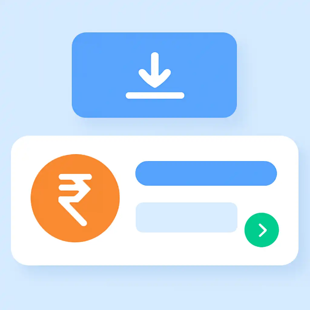 Close-up of button or form field for withdrawal limits, Rummy Circle