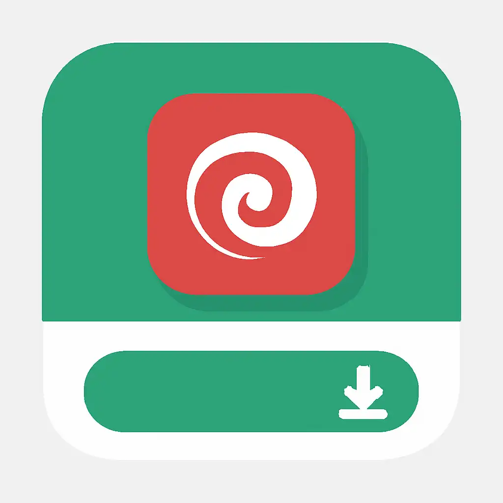 Close-up of button or form field for android apk install, Rummy Circle