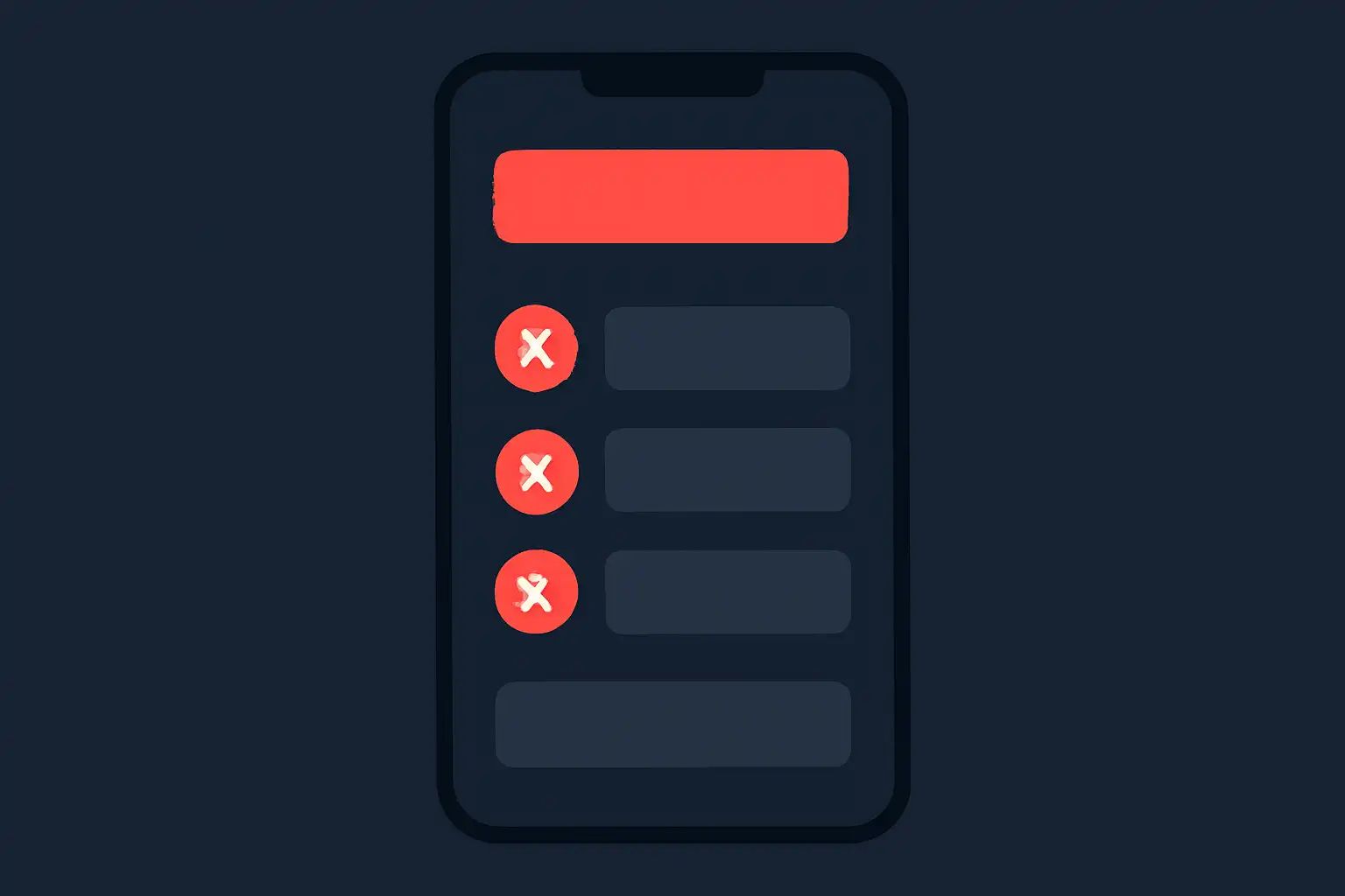 Detail screen: failed transactions, mobile screen, Rummy Circle